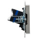 Розетка компьютерная двойн. СП RJ45 кат.6 BRITE РК11-2-БрА механизм алюм. IEK BR-K20-2-K47