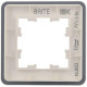 Рамка 1-м BRITE РУ-1-2-Бр стекло бел. RE IEK BR-M12-G-41-K01