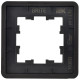 Рамка 1-м BRITE РУ-1-2-Бр стекло черн. RE IEK BR-M12-G-41-K02