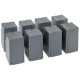 Комплект клеммных крышек (короткие) для рубильников TwinBlock 160-250А (уп.8шт) EKF tb-cvrshort-8-160-250