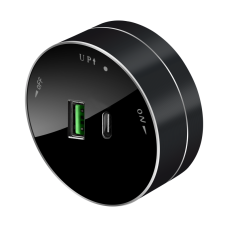 Розетка MultiTrack с 2-мя заряд. устройствами USB тип A+C 18Вт 5В/3А антрацит SE MTK13003B