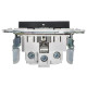 Розетка SKANDY 16А с заземл. защ. шторки SK-R04T титан IEK SK-R14-16-K48
