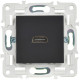 Розетка HDMI SKANDY SK-H01Bl черн. IEK SK-H10-K02