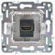 Розетка HDMI SKANDY SK-H01Bl черн. IEK SK-H10-K02