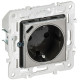 Розетка SKANDY 18Вт 16А с заземл. защ. шторки с USB C SK-R17N никель IEK SK-R14-16-U14-018-K50