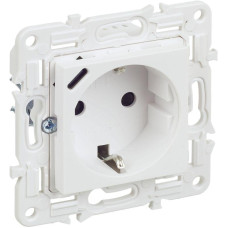 Розетка SKANDY 18Вт 16А с заземл. защ. шторки с USB C SK-R17W арктич. бел. IEK SK-R14-16-U14-018-K01