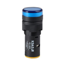 Лампа AD16DS(LED) матрица D16мм син. 110В AC/DC КЭАЗ 357834