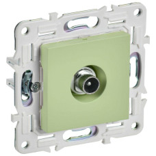 Розетка телевизионная проходная TV SKANDY SK-A17G мятный IEK SK-A10-P-K06