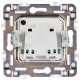 Розетка SKANDY 10А без заземл. защ. шторки SK-R01T титан IEK SK-R13-10-K48