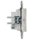 Розетка SKANDY 10А без заземл. защ. шторки SK-R01W арктич. бел. IEK SK-R13-10-K01