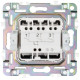 Выключатель 3-кл. SKANDY 10А SK-V11N никель IEK SK-V30-0-10-K50
