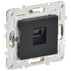 Розетка компьютерная RJ45 кат.6 SKANDY SK-K02Bl черн. IEK SK-K10-2-K02