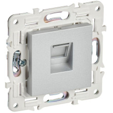 Розетка компьютерная RJ45 кат.6 SKANDY SK-K02S серебр. IEK SK-K10-2-K23