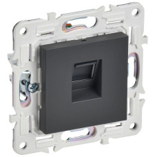 Розетка компьютерная RJ45 кат.6 SKANDY SK-K02T титан IEK SK-K10-2-K48