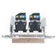 Розетка компьютерная двойн. RJ45 кат.5E SKANDY SK-K03Sa песочн. IEK SK-K20-1-K98