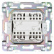 Выключатель проходной 2-кл. SKANDY 10А SK-V05N никель IEK SK-V22-0-10-K50