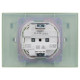Розетка 2-м SKANDY 16А IP44 с крышкой в сборе SK-R12G мятный IEK SK-R26-16-44-K06-F