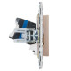 Розетка компьютерная двойн. RJ45 кат.6 SKANDY SK-K04Sa песочн. IEK SK-K20-2-K98