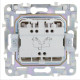 Выключатель 2-кл. SKANDY 10А SK-V09Sa с индикацией песочн. IEK SK-V20-1-10-K98