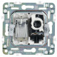 Розетка двойная TV+RJ45 кат.5E SKANDY SK-A14S серебр. IEK SK-AK20-1-K23