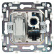 Розетка двойная TV+RJ45 кат.6E SKANDY SK-A15Bl черн. IEK SK-AK20-2-K02