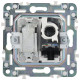 Розетка двойная TV+RJ45 кат.6E SKANDY SK-A15N никель IEK SK-AK20-2-K50