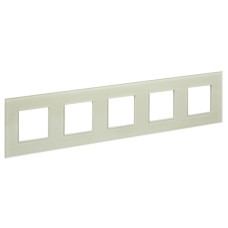 Рамка 5-м SKANDY SK-F25B стекло беж. IEK SK-M52-G-K10