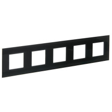 Рамка 5-м SKANDY SK-F25G стекло графит IEK SK-M52-G-K53