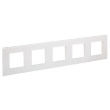 Рамка 5-м SKANDY SK-F25W стекло арктич. бел. IEK SK-M52-G-K01