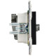Розетка двойная TV+SAT SKANDY SK-A13Bl черн. IEK SK-AF20-O-K02