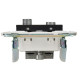 Розетка двойная TV+SAT SKANDY SK-A13Bl черн. IEK SK-AF20-O-K02