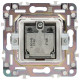 Розетка двойная TV+SAT SKANDY SK-A13Bl черн. IEK SK-AF20-O-K02
