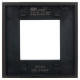 Рамка 1-м SKANDY SK-F21Bl стекло черн. IEK SK-M12-G-K02