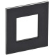 Рамка 1-м SKANDY SK-F31Bl металл черн. IEK SK-M12-M-K02