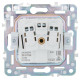 Розетка 1-м SKANDY 16А IP44 с заземл. защ. шторки с крышкой SK-R11Gr сер. IEK SK-R16-16-44-K03