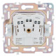 Розетка 1-м SKANDY 16А IP44 с заземл. защ. шторки с крышкой SK-R11S серебр. IEK SK-R16-16-44-K23