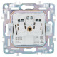 Розетка 1-м SKANDY 16А IP44 с заземл. защ. шторки с крышкой SK-R11Sa песочн. IEK SK-R16-16-44-K98
