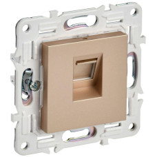 Розетка компьютерная RJ45 кат.5E SKANDY SK-K01Sa песочн. IEK SK-K10-1-K98
