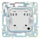 Розетка SKANDY 10А без заземл. без защ. шторок SK-R02Sa песочн. IEK SK-R10-10-K98