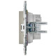 Розетка SKANDY 10А без заземл. защ. шторки SK-R01B беж. IEK SK-R13-10-K10