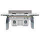 Розетка SKANDY 10А без заземл. защ. шторки SK-R01S серебр. IEK SK-R13-10-K23