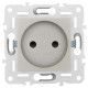 Розетка SKANDY 10А без заземл. защ. шторки SK-R01Sh шампань IEK SK-R13-10-K37