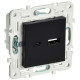 Розетка USB A+C 18Вт SKANDY SK-R13Bl черн. IEK SK-U22-018-K02