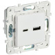 Розетка USB A+C 18Вт SKANDY SK-R13W арктич. бел. IEK SK-U22-018-K01