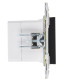 Розетка USB A+C 3.1А SKANDY SK-R14Bl черн. IEK SK-U22-D31-K02