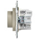 Термостат электронный SKANDY SK-T01B с индикацией беж. IEK SK-RT11-K10