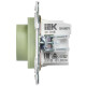 Термостат электронный SKANDY SK-T01G с индикацией мятный IEK SK-RT11-K06