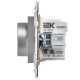 Термостат электронный SKANDY SK-T01S с индикацией серебр. IEK SK-RT11-K23