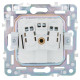 Розетка SKANDY 16А с заземл. без защ. шторок SK-R05Gr сер. IEK SK-R11-16-K03