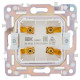 Аудиорозетка 4-м SKANDY SK-A01Bl черн. IEK SK-S40-K02